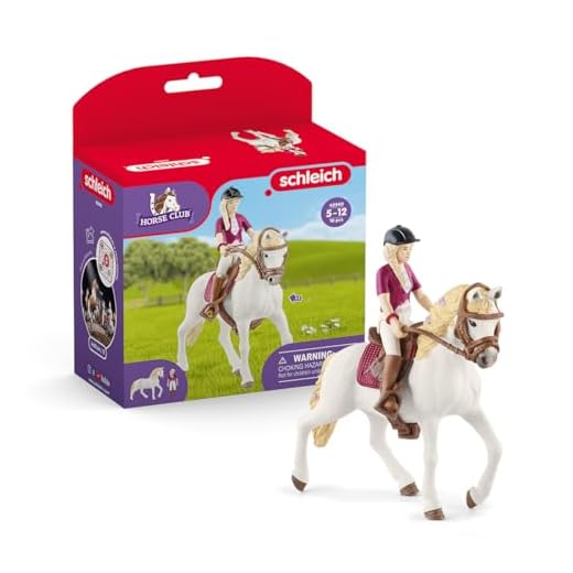 schleich 42540 HORSE CLUB - Cavalière Sofia et Blossom, avec 10 éléments inclus dont 1 cheval andalou, coffret figurines pour enfants de 5 ans et plus
