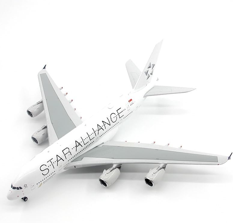 Miniatura 2 de Hobby-Ace para Phoenix para Singapore Airlines para Airbus A380 9V-SKX Star Alliance 1:400 modelo preconstruido de aviones