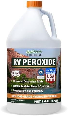 Nature's Freedom RV Hydrogen Peroxide, Cleans and Deodorizes RV F...
