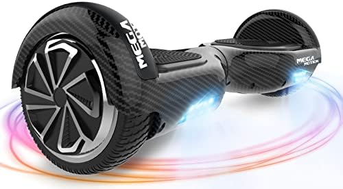 MEGA MOTION Hoverboards, Hoverboards for kids, 6.5 Inch Two-Wheel Self Balancing Hoverboard with Bluetooth Speaker Hoverboards for Kids, with LED lights, Bluetooth speakers, gift for children