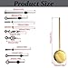 BE-TOOL Quartz Pendulum Clock Movement Mechanism DIY Repair Parts Replacement with 3 Hands and 1 Pendulum for DIY Clock Repair