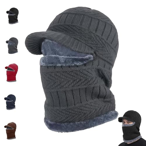 Bonnet d'hiver intégral avec masque et cache-oreilles pour le grand froid