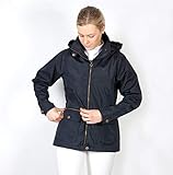  PFIFF 102563 Damen Reitparka -Ylvie- Reitjacke, dunkelblau (XL)