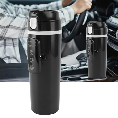 Hervidor eléctrico portátil para auto 12V/24V acero inox miniatura 7