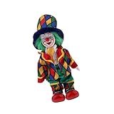 payasos porcelana fria souvenirs El diseño de funcionamiento clásico incluye elegantemente la figura de payaso, que da el carácter de un artista ideal para el uso de la pantalla