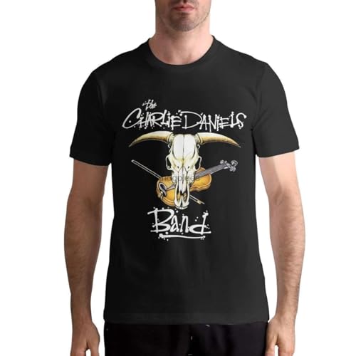 Photo de The-Charlie-Daniels-Band-Shirt-Man-Soft-Short-Sleeve-O-Neck-Tees-Tops