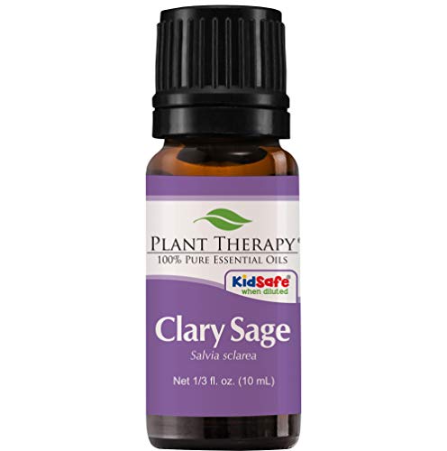 Plant Therapy Clary Sage Essential Oil 100% Pure, Undiluted, Natural Aromatherapy, Therapeutic Grade
