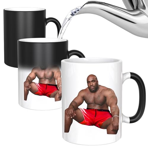 Taza divertida Turtle Straws Barry de cerámica miniatura 1