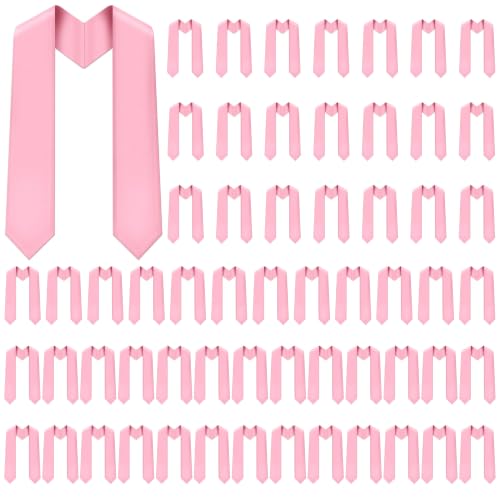 Image of Plain Graduation Stole Sash 60 Inch Unisex Adults Solid