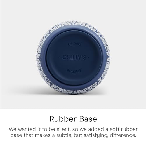 Chilly's Series 2 Water Bottle - Stainless Steel Thermal Bottles with Double Wall Vacuum, Soft Collar & Carry Loop - Liberty - Survival, 500ml