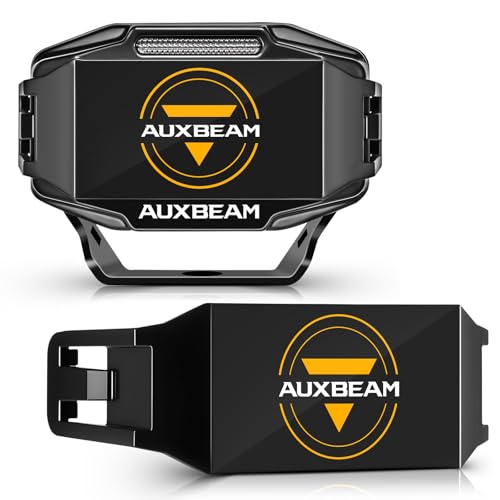Auxbeam Light Covers 4x2.5'', Black Cube Pod Light Covers Waterproof Polycarbonate Protective Lens for Cube LED Pods (Fit for ZD000897), Pair