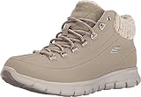 Skechers SYNERGY-WINTER NIGHTS, Botas Mujer, Beige (STN), 36