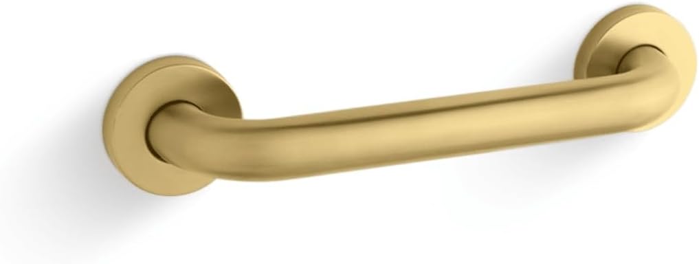 KOHLER K- 14560-2MB Contemporary 12" Grab BAR, Vibrant Brushed Moderne Brass