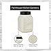 Young's Inc. Ceramic Cookie Jar - Cute Kitchen Counter Storage Canister with Lid - Perfect for Cookies, Coffee, Tea, Candy, Dog Treats, and More - Cookies Finest - Black, White