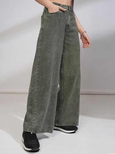 Image of Tokyo Talkies Women Cotton Baggy Jeans | Machine wash
