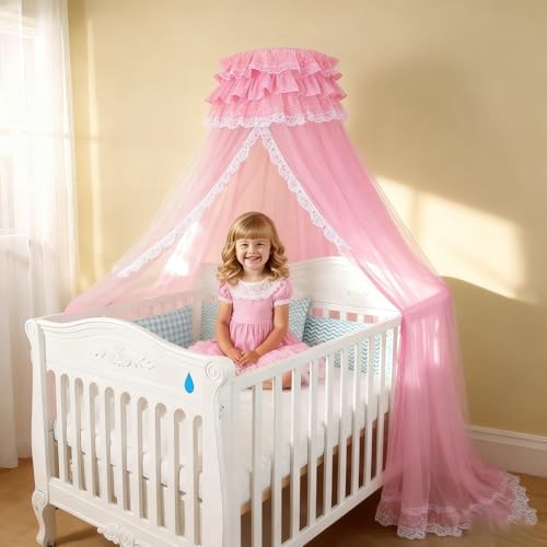 Lit d'appoint pour bébé protégé par un ciel de lit doux