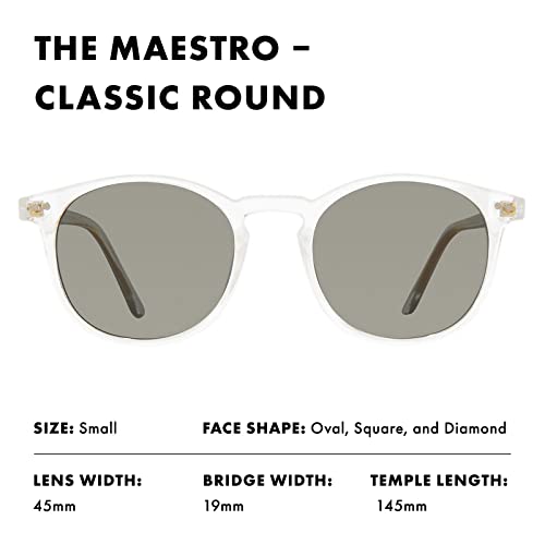 Image of PRIVE REVAUX The Maestro Round Sunglasses