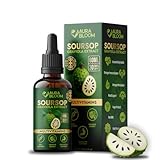 AURABLOOM Soursop Liquid Extract – 60ml High-Strength Graviola Supplement | Immune Support, Antioxidants & Natural Wellness | Vegan, No Sugar, Dietary Health Formula
