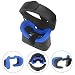HIJIAO Silicone Cover Mask & Face Pad for Oculus Rift S Standard Facial Pad, Reusable Sweatproof Lightproof (Blue)
