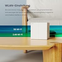 Tenda Nova MW6 Mesh WLAN System - AC1200 Dual Band Mesh Set - empfohlen für Häuser mit 1-2 Schlafzimmern - 4xGigabit Port - Ersetzt Router und Repeater - APP Steuerung -WPA2-2er Pack – Ansicht 7