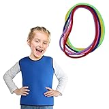 1 Pack Compression Vest for Kids + 6 Pack Sensory Chew Necklaces