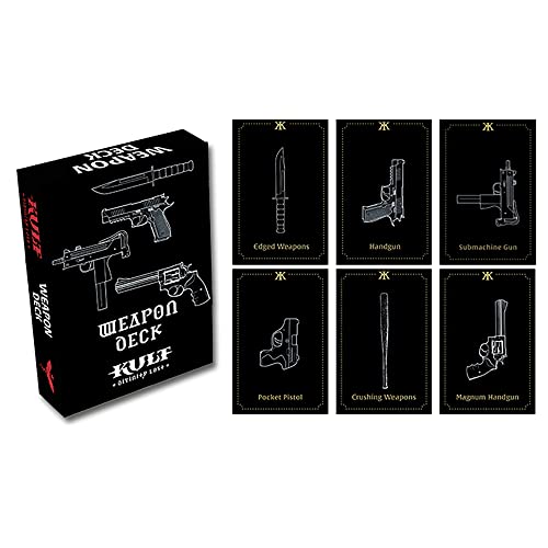 Impressions Kult: Weapon Deck - Baraja de Cartas de expansión, RPG (MUH052421)