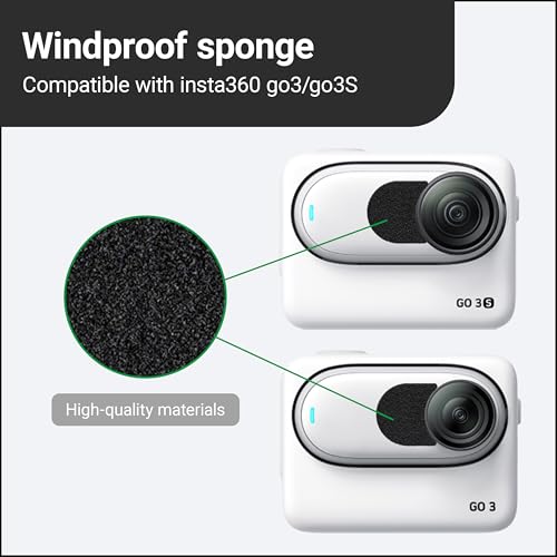 Kit montage magnétique Insta360 GO 3/GO 3S horizontal vertical noir - 3