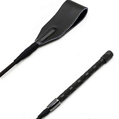 E-Firstfeeling 18 Inch Riding Crop For Horses Leather Equestrian Horse Crop Whip Jump Bat #TOP1