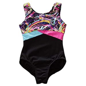 Gogokids Turnen Turnpakje voor meisjes – Kids Sparkly Dancewear Dansen Atletische Turnpakje Sneldrogende Danskleding Een…