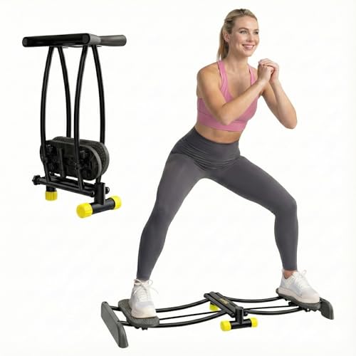 ZIWWVY Ski Trainer, Simulated Ski Machine, Adjustable Resistance Bands Machine Exercise Equipment...