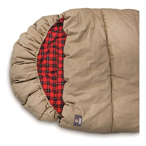Guide Gear Sleeping Bag For Adults, Cold Weather, Winter, Hiking, Camping, Hunter, Canvas, -30 Degrees #TOP2
