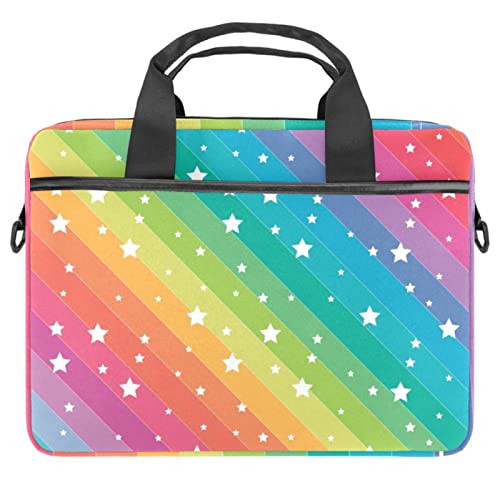 Maletín para portátil de 13 a 14.5 pulgadas con asa bandolera protectora diseño de hipopótamo