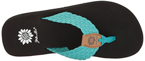 Yellow Box Women's Soleil Flip-Flop, Turquoise, 8 Medium Us #TOP4