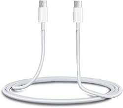 iPhone 15 Cable, USB Type C to Type C Cable, 3.3 ft (1 m), 60W/3A Rapid Charging, High Speed Data Transfer, USB C to USB C Cable, Compatible with Type C Models such as iPhone 15, MacBook, iPad Pro,