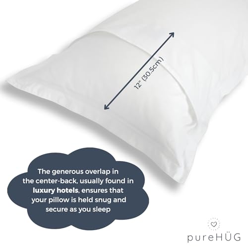 Generic BTT-01 White 100% Cotton Percale Pillow Sham (Gift Boxed Pillowcase Set Of 2) - Embroidered Monogram (Heart) In French Navy Blue thumb #3