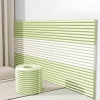 Zachte velours, decoratieve wandpanelen, akoestische panelen voor kinderkamer, hoofdeinde | gestoffeerde planken, speelkamer, causierum, leuning, groen, 2 x rechthoek (25 x 50 cm