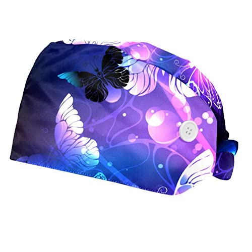 Casquette Papillon Galaxie Unisexe idéale pour la Restauration et le Soin au Quotidien