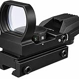 GOTICAL Red and Green Reflex Sight with 4 Reticles...