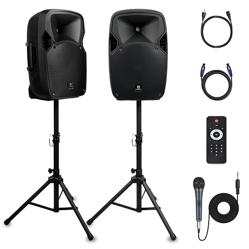 PRORECK Party 12 1000W 12-Inch Powered PA Speaker System