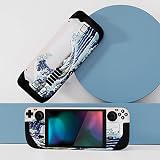 playvital Pełny zestaw naklejek ochronnych na Steam Deck LCD, niestandardowe naklejki winylowe na Steam Deck OLED - The Great Wave