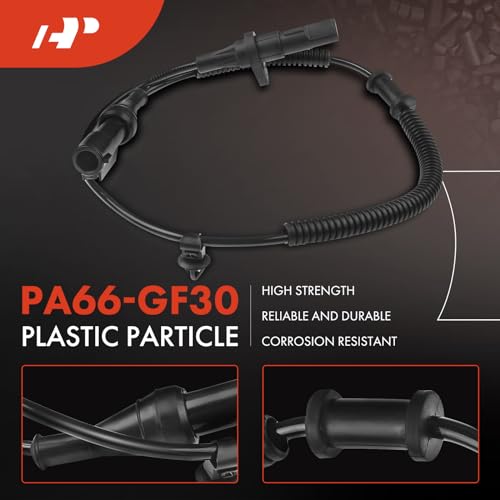 A-Premium ABS Wheel Speed Sensor Compatible with Ford Models - For Mustang 2005 2006 2007 2008 2009 2010 - Rear Driver or Passenger Side, Replace# 5R3Z2C190AA, 6R3Z2C190A