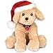 Bearington Santa's Lil' Buddy Musical Animated Holiday Stuffed Animal Toy Dog, 13 inches