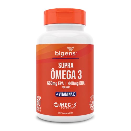 Bigens Supra Ômega 3 + Vit E, 60 Cápsulas