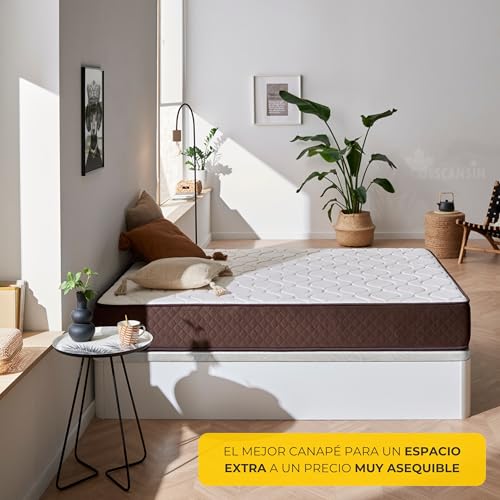 Miniatura 8 de Descansin - Canapé Abatible Canape Para Tu Cama Canapes Abatibles 4 Colores Disponibles Canape Para Camas Matrimoniales O Individual Canape Gran Capacidad 28cm Canapé Beis, 160x190