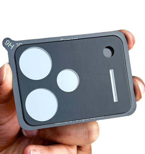 Image of Pack 1- Back Camera Glass Protector for Realme P4 Pro 5G [3D Premium] Camera Lens Protector (Black)