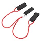  Toddmomy Ceinture D\'entraînement de Force des Bras Bande de Résistance pour Entraînement de Natation Attachable à L\'échelle de Piscine Styles de Natation Compact Rouge Inclus