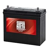SUPER NATTO （スーパーナット）自動車用バッテリー（充電制御車対応） 65B24R (46B24R,50B24R,55B24R,58B24R,60B24R,65B24R,70B24R,75B24R互換) (長寿命・2年保証付き)