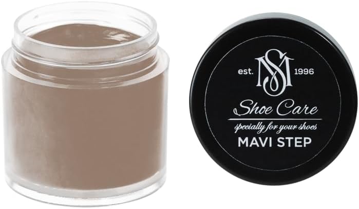 Suede & Nubuck Cream - NCS S 5010-Y50R Palisander Grey - Color Renovator & Suede Conditioner for Velvet Texture by MAVI STEP - 1.70 fl oz / 50 ml