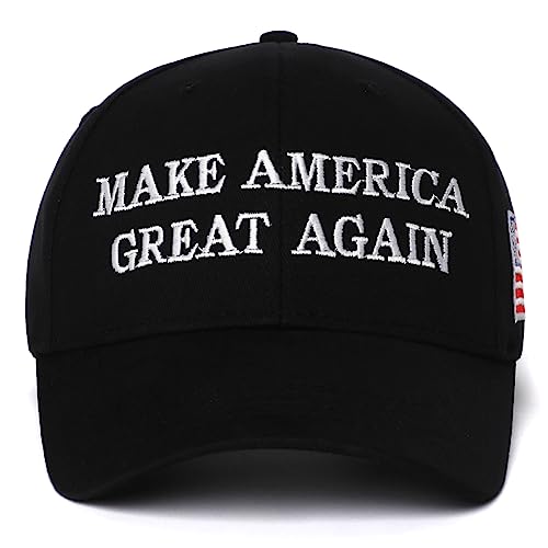 MAGA Hat Trump 2024,Embroidered Make America Great Again Donald Trump Slogan Hat and American Flag Adjustable Baseball Cap - Image 3
