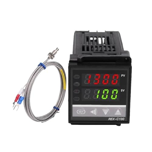 Dual Digital RKC PID Temperature Controller REX-C100 with Sensor ...